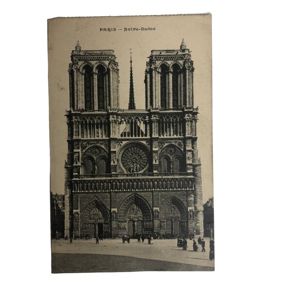 Paris 4 Postcards Notre-Dame Gare Du Nord Le Petit Palais & Chambre Des Députés - Picture 5 of 16